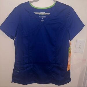 Landau Women's Blue Short Sleeve Top